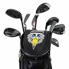 1PC Mallet Golf Putter Headcover, Black Golf Accessory For Enhanced Protection & Style (For Mallet Putters) - Multicolor - View 9