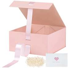 9.5" X 7.1" X 4.3" Medium Gift Box With Lid, Suitable For Mother's Day, Birthday, Wedding, Bridal Party, Graduation, Bridesmaid Gifts And Various Occasions - View 26