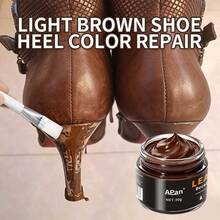 High Heel Dye Cream, Multiple Colors Available, Leather Color Restoration Shoe Oil, Heel Paint Repair, Shoe Toe Wear Refurbishment And Color Change Paste - 彩色 - 查看 6