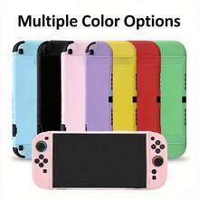 Matte Solid Color Split TPU Protective Case For Switch 2, Detachable Soft Touch Joy Con Cover, Anti-Fingerprint Shockproof Console Shell, Anti-Scratch Anti-Drop Full Protection Game Shell, Multi-Color Optional Switch 2 Gaming Accessories - View 2