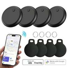 Air Tag Tracker 2 4 Packs Pelacak Nirkabel Pintar untuk Kunci, Tas, Koper, Hewan Peliharaan, Pencari GPS Nirkabel, Kompatibel dengan iOS dan Android, Pencari Kunci dengan Baterai yang Dapat Diganti, Pencari Kunci Nirkabel, Perangkat Pencari Tas, Pencari Kunci Anti Hilang, Pelacak Koper untuk Perjalanan - ET-Beraneka warna - View 13