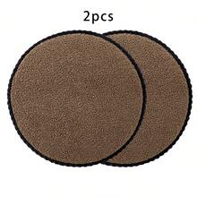 2pcs/4pcs/6pcs Chair Seat Cushions, Foam Chair Pads, Suitable For Indoor Dining Room And Living Room Chairs, Office Chairs, Non-Slip Design, Durable Fabric, Comfortable For Home - Khaki - View 10