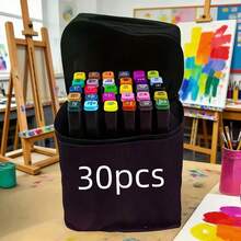 Dual-Tip Markers, Fine And Bold Tip Design, Suitable For Painting, Sketching, Highlighting, Etc., School And Office Supplies. Made With High-Quality Vibrant Ink, Quick-Drying And Smudge-Proof, - A - View 11