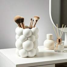 1pc-Pen & Makeup Brush Dual-Use Storage Holder, 3D Bubble Design Desk & Vanity Organizer - Multicolor - View 6
