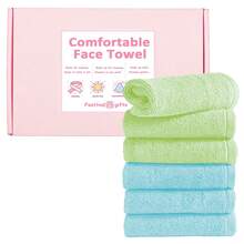 6/12/22 Pack Basic Multi-Color Version Hand Towels For Bathroom, Soft Absorbent Towel Set For Face Spa, Gym & Kitchen, Exquisite Boxed Design, Suitable For Gift-Giving And Daily Use - Blue + Green - View 7