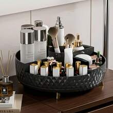 Cosmetic Storage Box - Beige - View 2