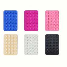 6pcs/5pcs/4pcs/3pcs Silicone Grip Phone Suction Cup Holder Set, Compatible With All Phones: Adhesive Phone Grip For Selfie And Video, Suitable For Shower And Wall Mount, Gift For Friends, Halloween Gift - Multicolor - View 93