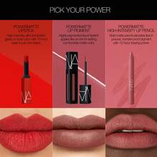 NARS Powermatte 高顯色唇筆唇線筆 #195 Midnight Rider 2.4g / 0.08 Oz | 濃郁強烈顯色啞光唇線筆 | 持久配方可達 12 小時持妝 | 滑順塗抹，精準勾勒唇形 - 195 Midnight Rider - 2.4g - 查看 7