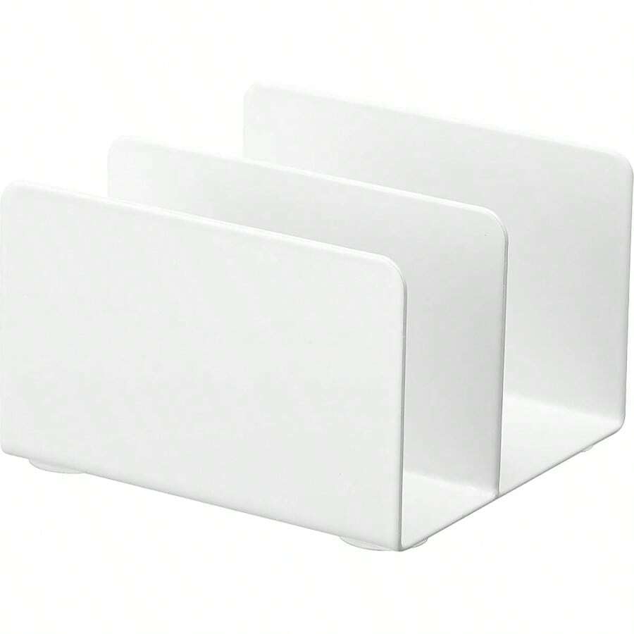 フェイスマスク スタンド ホワイト W8×D7. 5×H5cm タワー tower 仕切り 収納 1949 - ホワイト + マスクスタンド - チェックする 1
