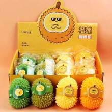 2026 Nuevo Juguete Squishy de Durian 1 pieza, Juguete Educativo de Ciencia para Educación Temprana de Niños, Juguete Anti-Estrés para Niños, Adolescentes y Adultos, 4 Colores a Elegir, Regalo de Cumpleaños Perfecto, Regalo de Vacaciones, Regalo de San Valentín, Regalo de Pascua, Juguete de Regalo - Multicolor - Ver 2