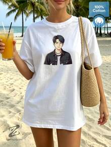 Women T-Shirts - 白色 - 查看 3