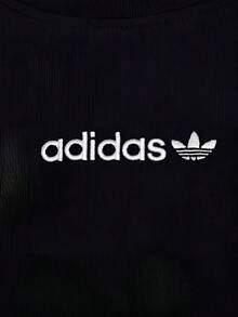 Adidas Clover New Men's Breathable Sports Casual Crew Neck Short Sleeve T-Shirt - Black - View 8