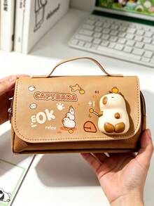 Estuche de lápices multifuncional de gran capacidad para estudiantes, bolsa de lápices portátil de gran tamaño, caja de almacenamiento, regalo de vuelta a la escuela - Multicolor - Ver 3