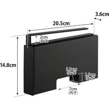 戸棚下 ポリ袋収納ホルダー スリム S ホワイト W3. 6×. 5×H14. 8cm タワー tower 収納ケース 浮かせる収納 取り出しやすい 10248 - ブラック + W3.6*D20.5*H14.8cm - チェックする 8