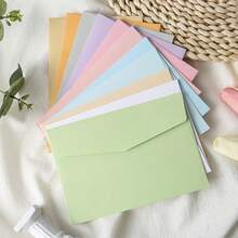 50pcs/Set Multicolor Letter Envelopes, Ins Style Paper Bags, Romantic Simplicity Envelopes Back To School - A - View 1
