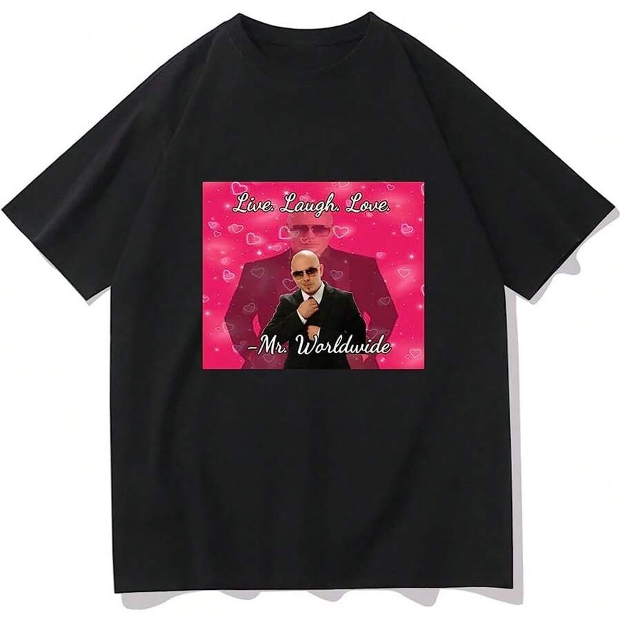Men T-Shirts - 黑色 - 查看 1