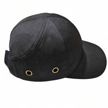 Bone com Capacete EPI Kit 10 Uni Obra Seguranca do Trabalho Casquete Reparo Conserto Servico Protecao - Preto - Visão 10