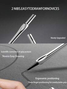 1PC Dual-Ended Design, Suitable For Daily Use, Special Occasions, Gifts, Makeup Essential, Minimalist Design, Gradient Color, Multi-Functional: Can Be Used For Eyebrows, Eyeliner And Lower Lashes - A - View 6