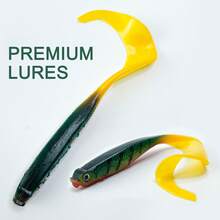 Fishing Soft Lures, Multi-Color Options, Multi-Piece Set, Lure Fishing Bait, Realistic Shape And Swimming Action, Slow Sinking, Suitable For Boat And Shore Fishing - Multicolor - View 3