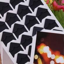 2Set (5pcs/Set) Self-Adhesive Photo Corner Stickers Picture Corners Mounts Gold Silver White - Kraft Paper Corner Stickers - View 9