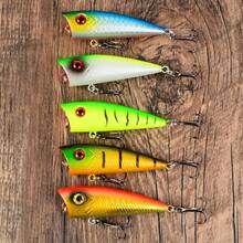 6色彈跳式路亞釣魚餌 人造路亞 - 彩色 - 查看 3