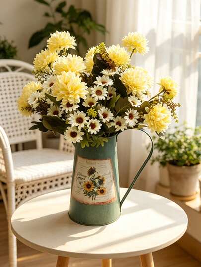 3pcs Artificial Mums Fall Flowers,Best Selling Artificial Plants Fall Fall Plants For Front Porch,Orange Fake Flowers,Suitable Porch Garden Patio Balcony Yard Sill Fall Decor,Christmas Thanksgiving Durable Plastic