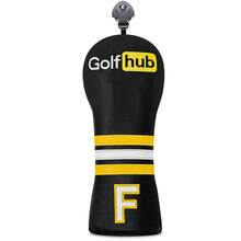 1PC Golf Headcovers - Black Golf Wood Headcover For Driver, Fairway Wood & Hybrid Clubs, Soft Inner Lining, Golfhub Letter & Stripes Embroidery, Universal Fit For Most Clubs - Multicolor - View 7