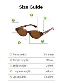 Beneunder Small Round Frame Foldable Fashion Glasses FD023 - White - View 8