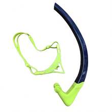 1 Set Front-Mounted Swimming Snorkel With Adjustable Head Strap, Suitable For Freestyle, Daily Swimming Training And Other Water Sports - Multicolor - View 8