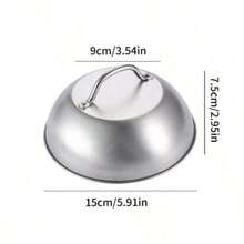 Set Alat Pencetak Patty Hamburger – Pembuat Patty Burger Stainless Steel Tugas Berat, Pemanggang Iga dan Tutup. Cocok untuk Produk Daging, Sandwich, dan Semua Jenis Daging. Mudah Digunakan dan Praktis | Peralatan Dapur - Set spatula 3 buah - View 15