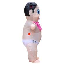 成人充氣玩具嬰兒服裝性別揭曉派對趣味角色扮演套裝 開幕式表演萬聖節聖誕裝飾道具 - 彩色 - 查看 8