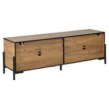 Tv Stand Natural Made Of Wood For Living Room - 自然的 - 查看 1