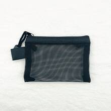 Tas Jaring Kecil dengan Resleting; Tas Penyimpanan Makeup Nilon; Perlengkapan Tas Makeup Perjalanan Portabel; Tas Stand Aksesoris Kecantikan - Beraneka warna - View 11