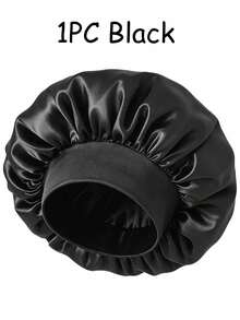 This Silky Stretch Satin Sleep Cap For Men Adopts Wide Elastic Band For Snug Comfy Fit. It Effectively Protects Hair While Sleeping And Works As A Practical Accessory For Daily Hair Styling And Care. - Multicolor - View 13