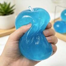 Slushy Squishy Creative Fun Slow Rebound Malt Squeeze Toy, Green Tea, Blue Apple, Pink Apple, Red Apple, Super Soft Butter-Like Touch, Stress Relief Fingertip Toy - Multicolor - View 8