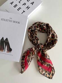 1pc Versatile Fashion Retro Leopard Print Street Sweet Cool Classic Daily Casual Accessory Headscarf Rap Style Anime Cosplay Photo Prop Spring Summer New Women's Scarf - Multicolor - View 2