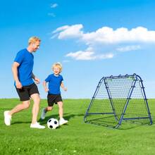 Double Sided Football Rebounder Net, Football Rebound Goal With Five Adjustable Angles, Blue - T0001-01-303 - View 11