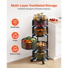 Storage Islands & Carts - Black - View 5
