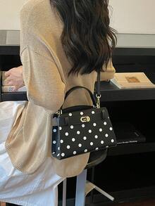 Women's Mini Fashion Versatile Colorblock Casual Handbag - Black - View 5