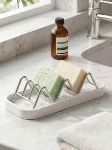 Dual-Sided Flip Design: 3-Bar Storage On Front Side,2-Bar Storage On Back Side To Hold Multiple Soaps At Once.Easy To Disassemble And Clean.Perfect For Bathroom Sink,Shower Counter,Kitchen Sink To Store Facial Soap,Bath Soap And Dish Soap. - Multicolor - View 5