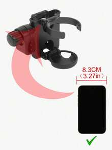 3-In-1 Folding Cup Holder And Phone Mount – Universal Bottle Holder, Compatible With Bugaboo/Nuna/Doona Strollers, Wheelchairs, Bicycles, Walkers And Scooters - Multicolor - View 4