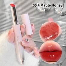 Bálsamo labial de color con brillo de espejo, labios hidratantes de alta pigmentación, efecto voluminizador de larga duración, nutritivo y mejorador de la condición de los labios, suavizante y añade volumen a los labios, sin manchas, regalo ideal para graduación, esenciales para niñas, cuidado diario de la piel - Multicolor - Ver 9