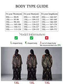 UNITHORSE Plus 大尺碼女款立領長袖長洋裝，新款奢華珠飾蕾絲刺繡土耳其風長裙，黑色秋季款 - 黑色 - 查看 8