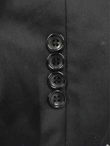 Men's Black 2 Pieces Suit, Suitable For Weddings, Business And Formal Occasions - Black - View 6