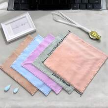 sanrou 5/10pcs Macaron Color Hand Towels, Multi-Color Soft Quick-Dry Lightweight Breathable, 9.06*9.06 Inches, Super Soft, Highly Absorbent, Skin-Friendly, Modern Design, Decorative Stitching, Ideal Choice For Bathroom - Multicolor - View 3