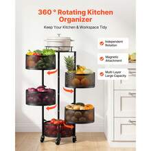 Storage Islands & Carts - Black - View 2