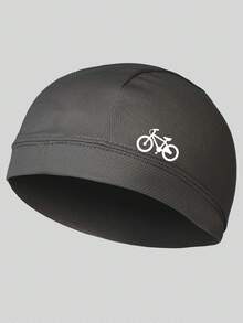 Musion 1/3pcs Bicycle Logo Print Cycling Skull Cap, Breathable Sweat-Absorbing Helmet Liner, Quick-Dry Lightweight Knit Cap For Cycling Sports - Multicolor - View 8