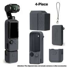 Osmo Pocket 4 / 4P Kit 套裝矽膠保護殼，柔軟矽膠螢幕與麥克風保護套，輕量防護配件組，適用 Pocket 4 - 查看 14