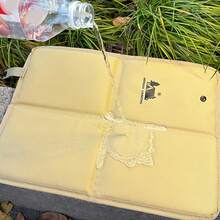 1pc Portable Oxford Cloth Folding Seat Cushion, Waterproof & Dirt-Resistant Ground Mat For Hiking, Picnic, Camping, Beach, Heat-Insulated - Multicolor - View 7