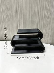1pc Curved S-Shaped Multi-Layer Remote Control Storage Rack, Home Living Room Bedside Desktop Remote Key Phone Organizer Storage Shelf, Remote Control Storage Box, Decorative Ornament, Suitable For Living Room, Bedroom, Desk To Store Remote Controls And Daily Necessities. Dorm Storage, Home Decor, Ideal Housewarming Gift Choice - Multicolor - View 7